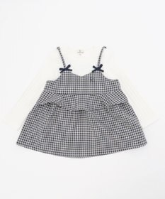 組曲 KIDS 【80-100cm】ウーリッシュチェックレイヤード