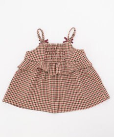 組曲 KIDS 【80-100cm】ウーリッシュチェックレイヤード