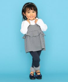 組曲 KIDS 【80-100cm】ウーリッシュチェックレイヤード