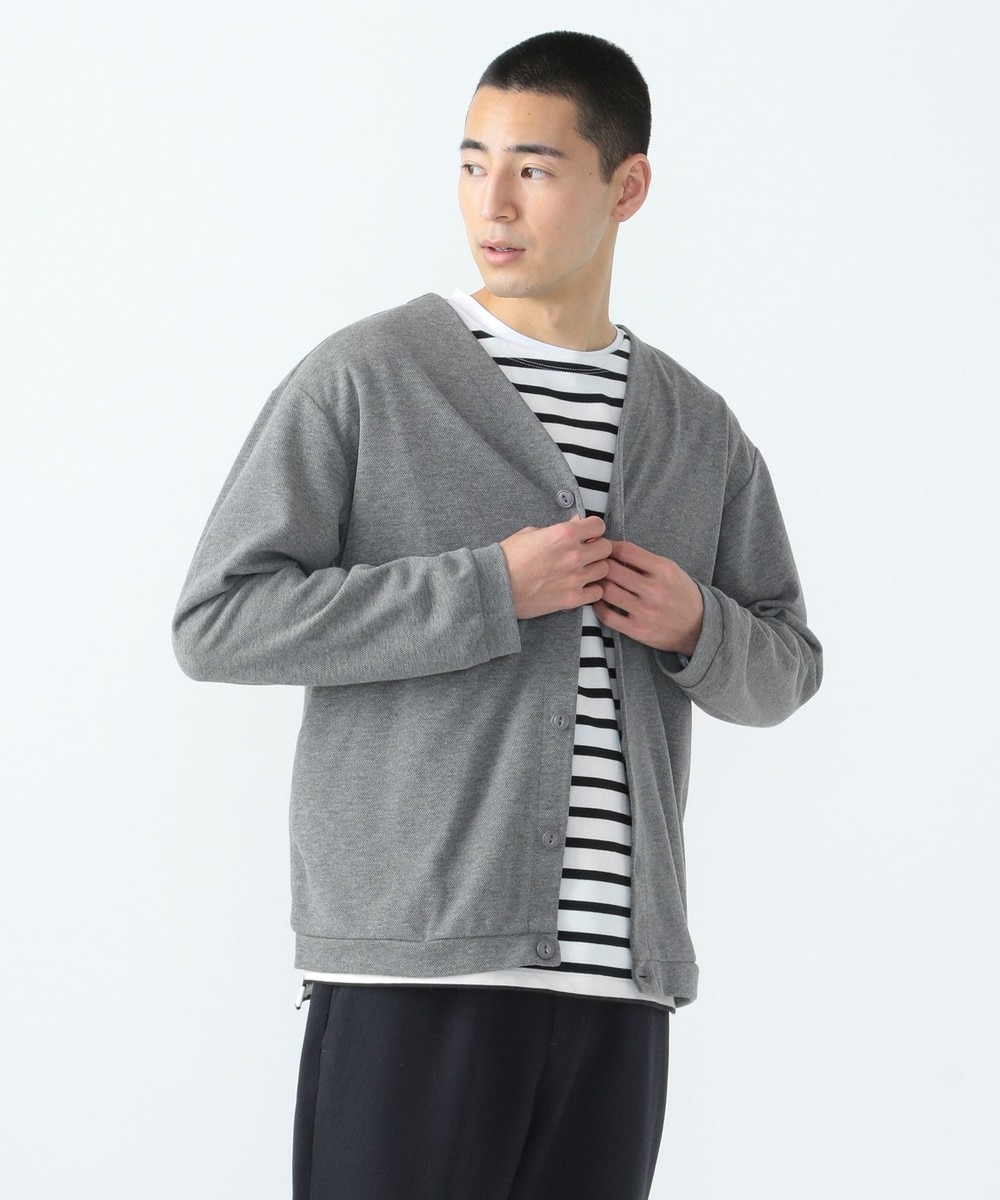 【オンワード】 SHARE PARK MENS>トップス Wフェイスカーディガン ベージュ 1 メンズ 【送料無料】