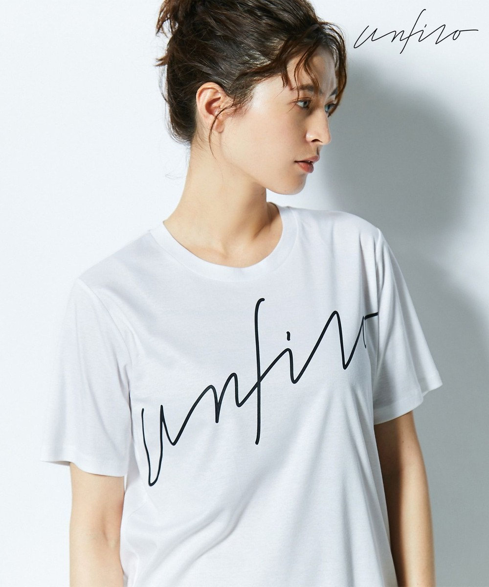 UNFILO L 【Unfilo】ビッグロゴ Tシャツ ホワイト系