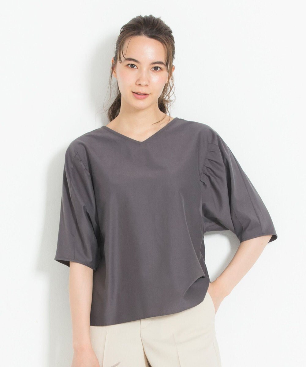 洗える タックデザインドルマンスリーブプルオーバー 自由区 ファッション通販 公式通販 オンワード クローゼット