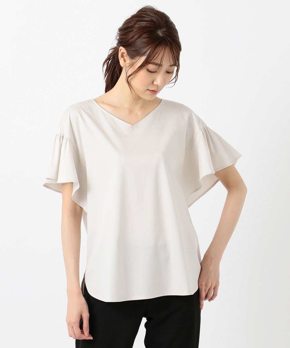 接触冷感 Silket Smooth フレアスリーブ カットソー 自由区 L ファッション通販 公式通販 オンワード クローゼット 接触冷感 Silket Smooth フレアスリーブ カットソー 自由区 L ファッション通販 公式通販 オンワード クローゼット