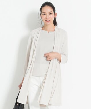 Uvケア 接触冷感 ロング丈 ハンディカーディガン 自由区 ファッション通販 公式通販 オンワード クローゼット