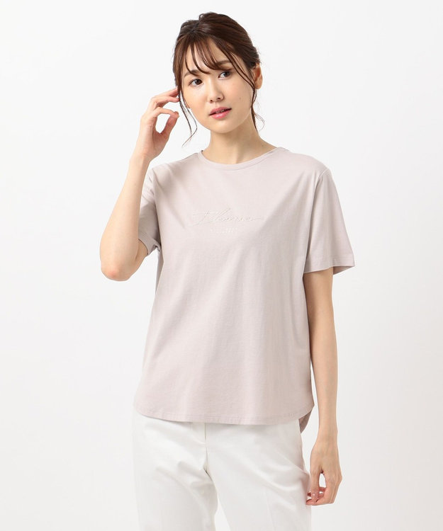 コード刺繍ロゴ Tシャツ any SiS ファッション通販 【公式通販】オンワード・クローゼット