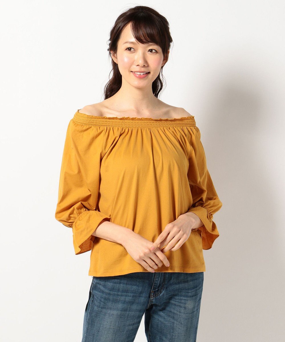 洗える シャーリングオフショルダー カットソー Any Sisファッション通販 公式通販 オンワード クローゼット