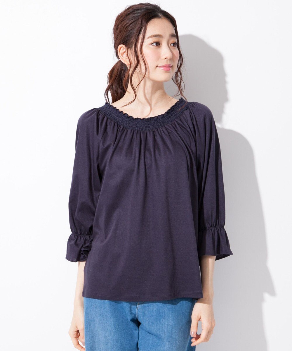 洗える シャーリングオフショルダー カットソー Any Sisファッション通販 公式通販 オンワード クローゼット