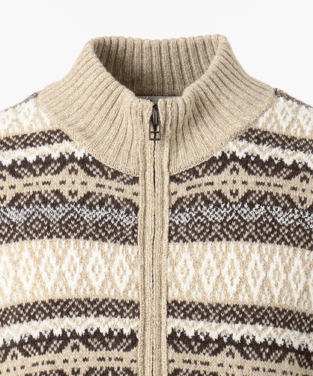 JOSEPH ABBOUD MOUNTAIN ポリモール×フェアアイル ニット 