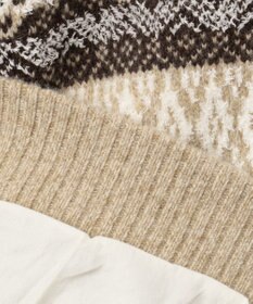 JOSEPH ABBOUD MOUNTAIN ポリモール×フェアアイル ニット