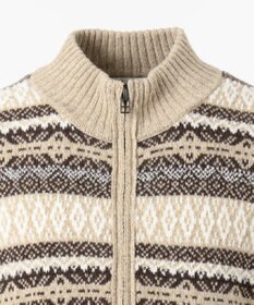 JOSEPH ABBOUD MOUNTAIN ポリモール×フェアアイル ニット