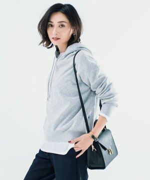 【KMKK】ニットフーディー プルオーバー パーカ