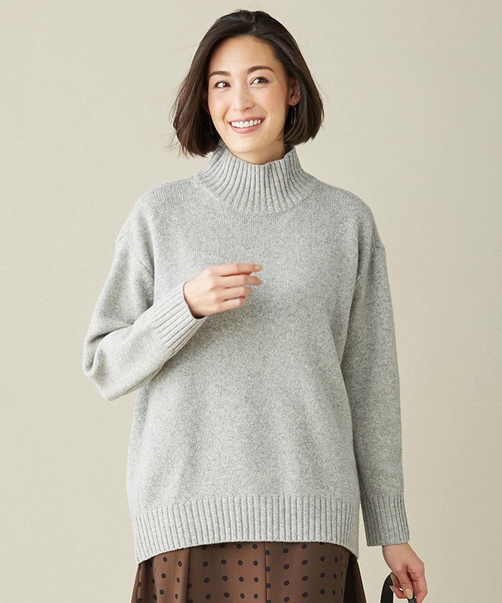 M L ハイネック ライトグレー レディース ワイドニット 新品 無地 長袖 最大87 オフ ワイドニット M L ハイネック ライトグレー レディース ワイドニット 新品 無地 長袖 最大87 オフ ワイドニット