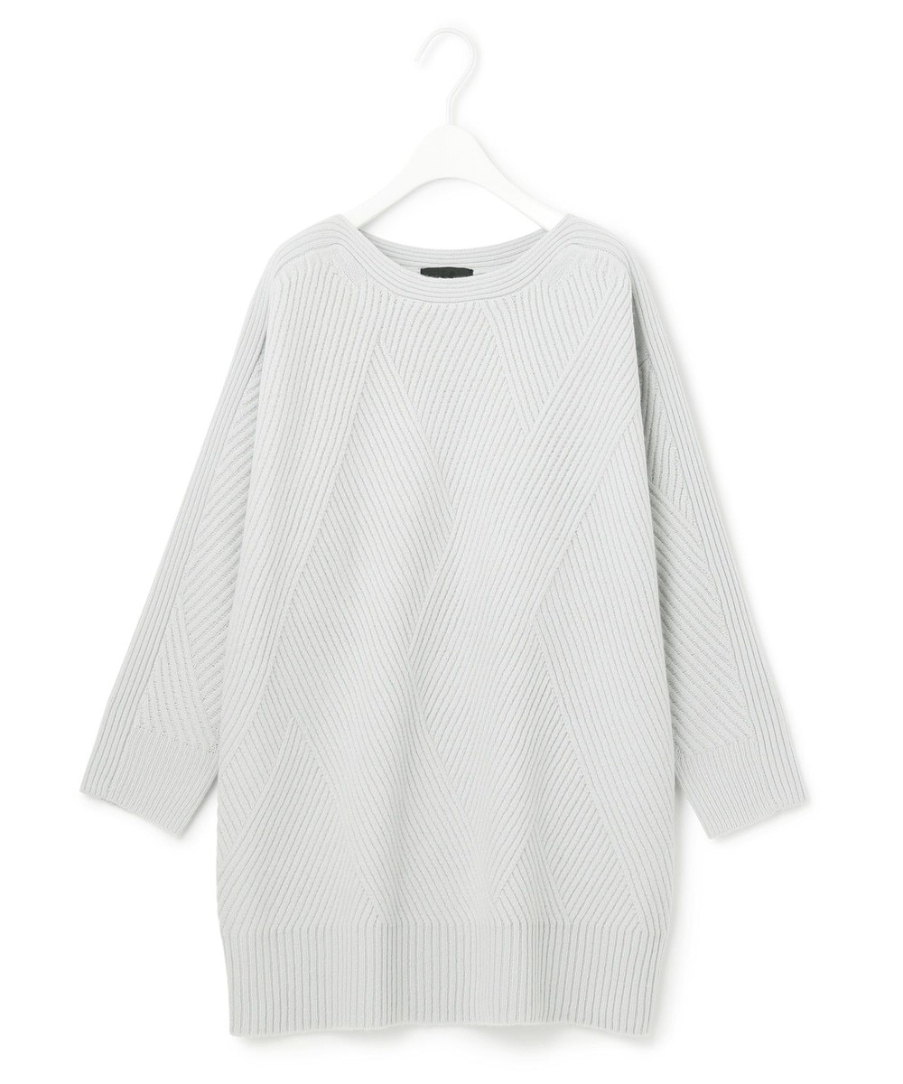 【オンワード】 ICB L>トップス CashmereMix ボートネックニット ブラック XL レディース 【送料無料】