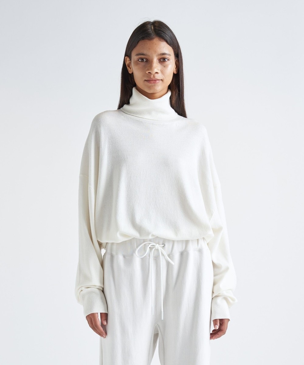 【オンワード】 ATON>トップス MAT WOOL タートルネックセーター - UNISEX WARM WHITE 06 レディース 【送料無料】