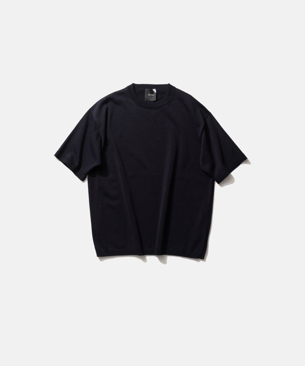 【オンワード】 ATON>トップス ORGANIC COTTON NATURAL DYE オーバーサイズセーター - UNISEX KHAKI 06 レディース 【送料無料】