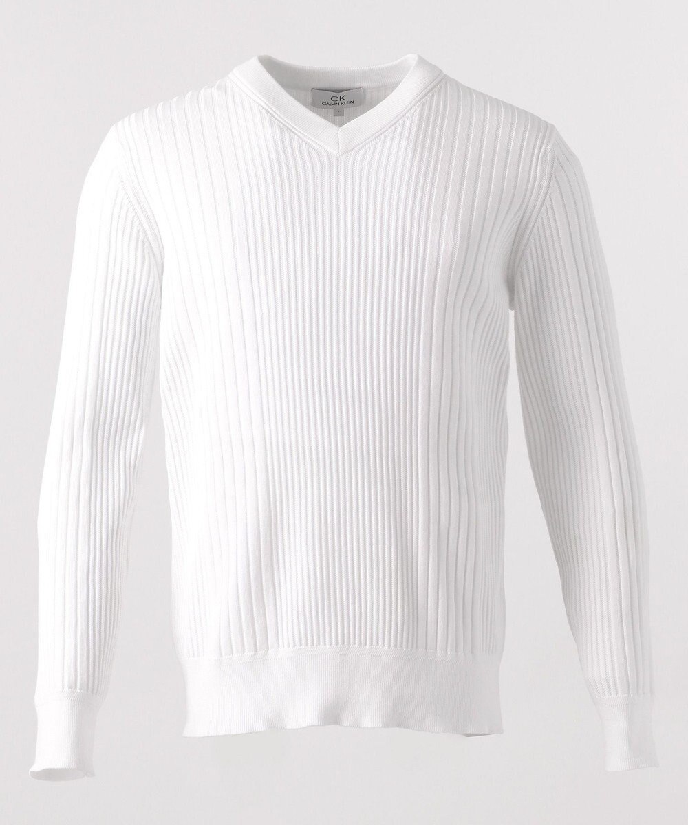 定番人気 コットンリンクスリブ Vネック ニット Ck Calvin Klein Menファッション通販 公式通販 オンワード クローゼット