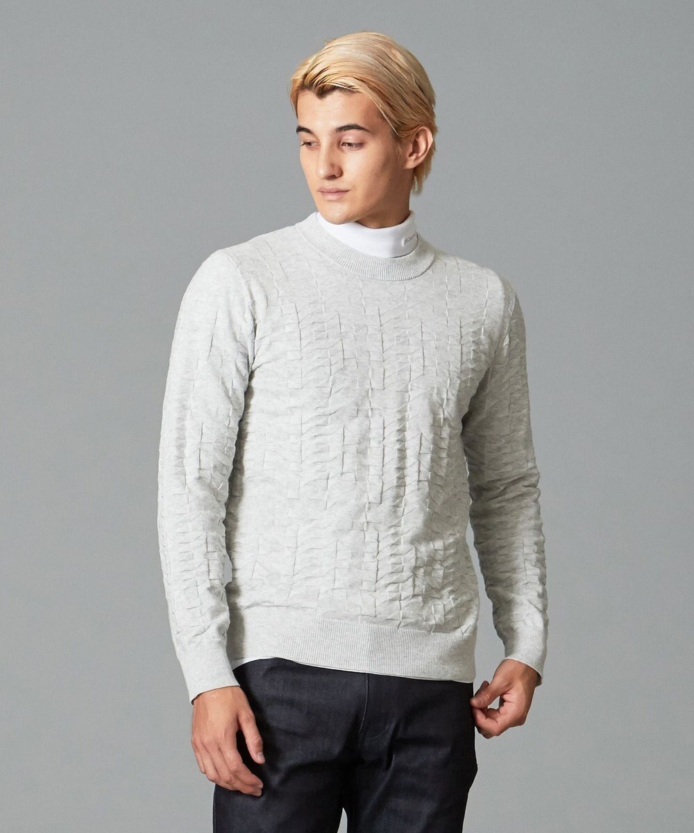 新田真剣佑さん着用 定番人気 ジオメトリックリンクス ニット Ck Calvin Klein Men ファッション通販 公式通販 オンワード クローゼット