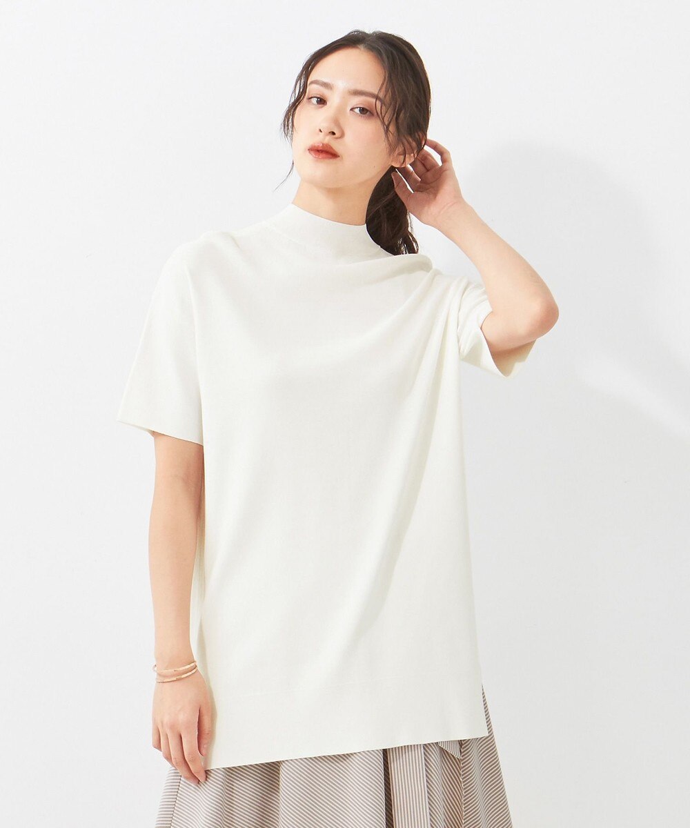 【オンワード】 BEIGE,>トップス MOLO / モックネックニット Blue Fog 2 レディース 【送料無料】