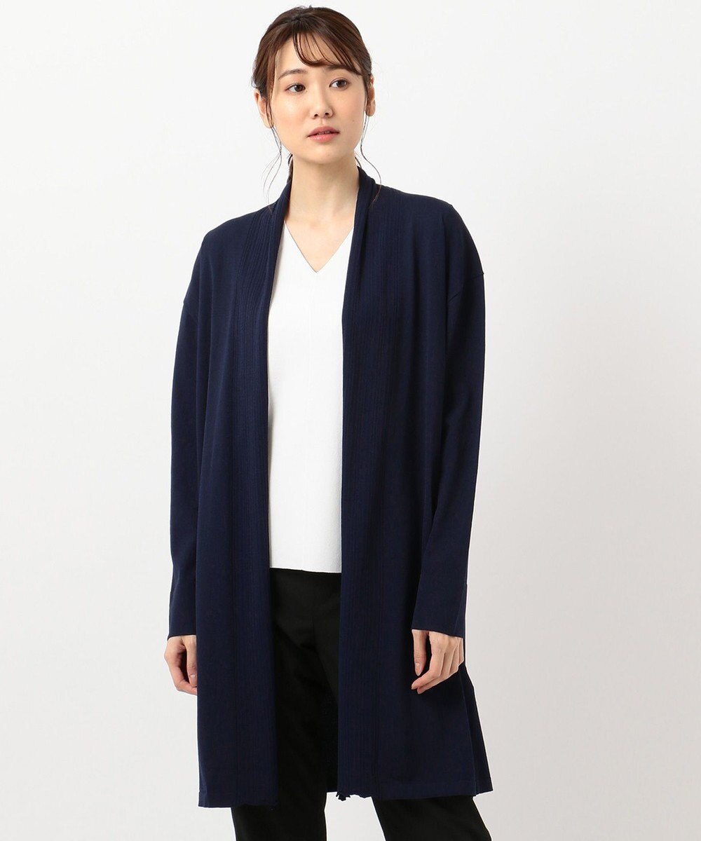 取寄商品 美品 ICB アイシービー ウール フード付カーディガンコート