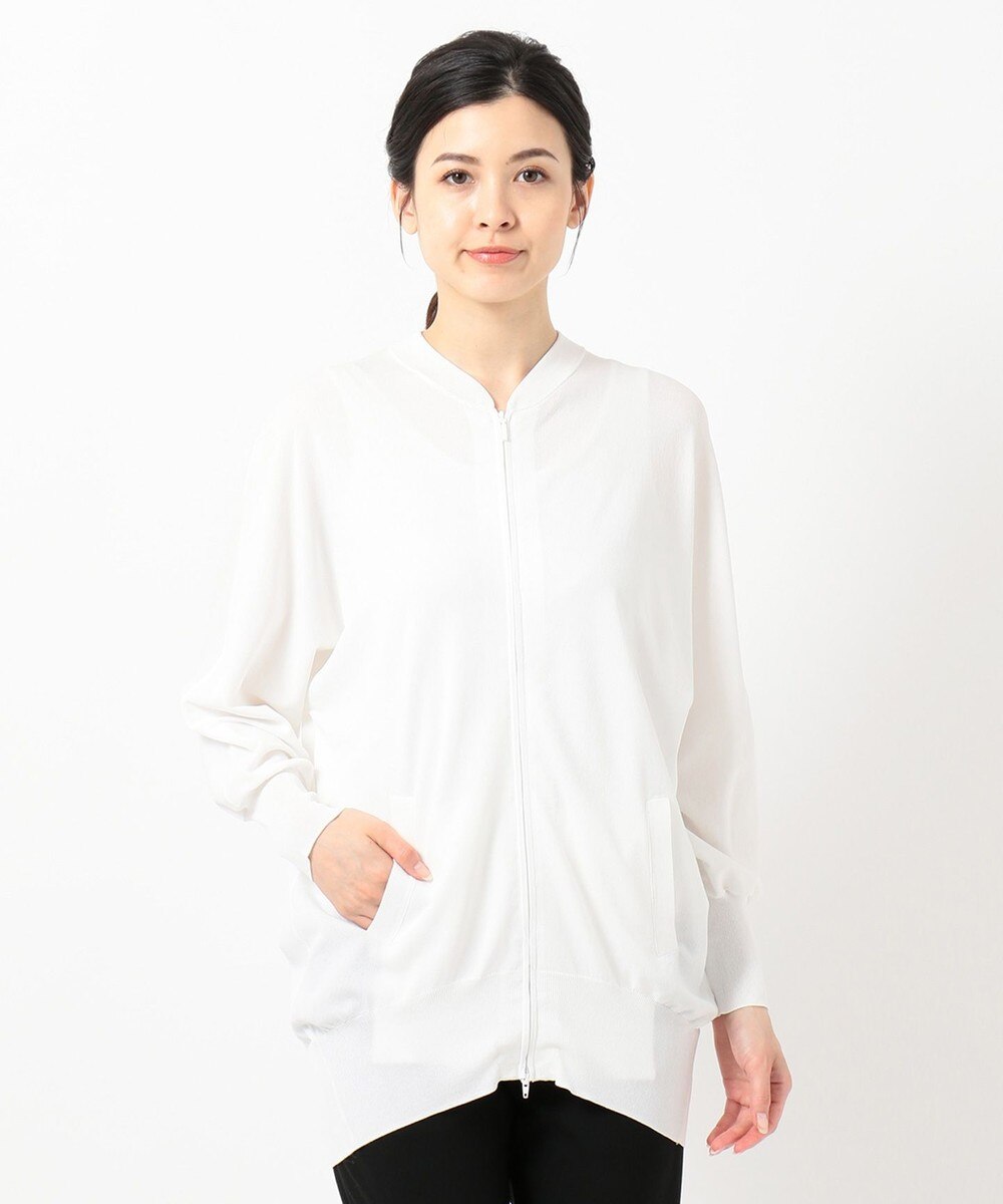 【オンワード】 ICB>トップス 【接触冷感】Synthetic Stretch カーディガン ライトベージュ S レディース 【送料無料】