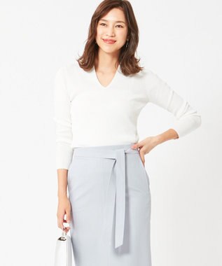 定番人気 Tratto Vネックニット Icb L ファッション通販 公式通販 オンワード クローゼット