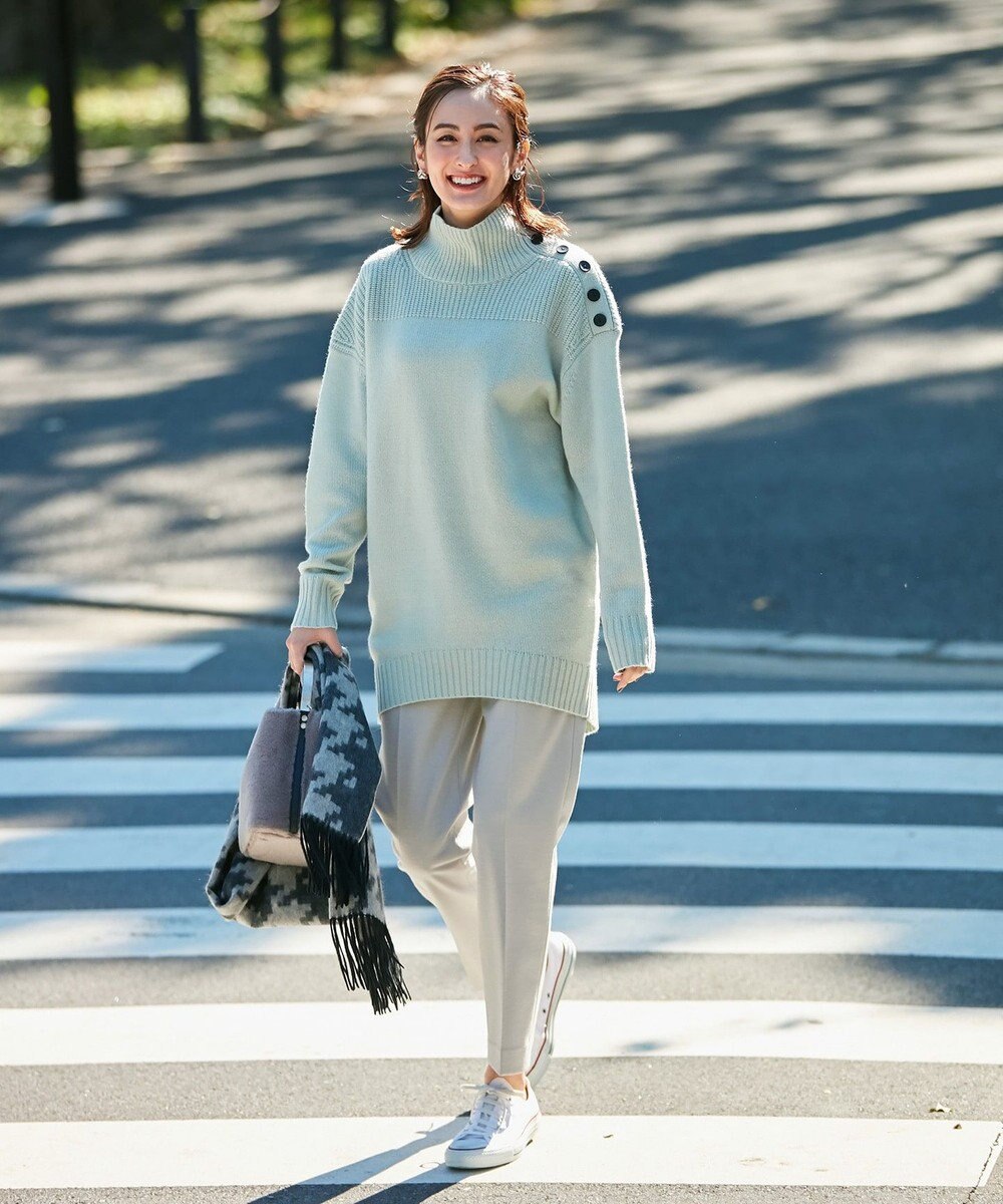 ニット人気投票第1位 Soft Cashmere Mix ボタンニット Icbファッション通販 公式通販 オンワード クローゼット