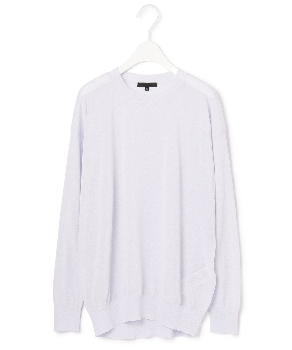 【オンワード】 ICB L>トップス 【洗える】 Loose ニット ライラック XL レディース 【送料無料】