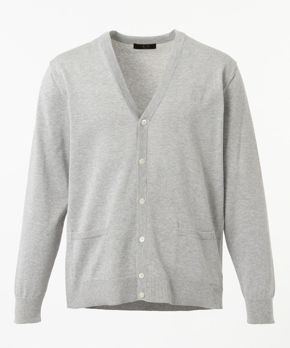 【オンワード】 DAKS>トップス 【カーディガン】スピンハイツイストコットン ニット ネイビー L メンズ 【送料無料】