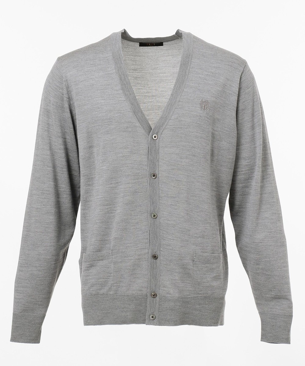 【オンワード】 DAKS>トップス 【ハイネック】 Vネックニットカーディガン ネイビー M メンズ 【送料無料】