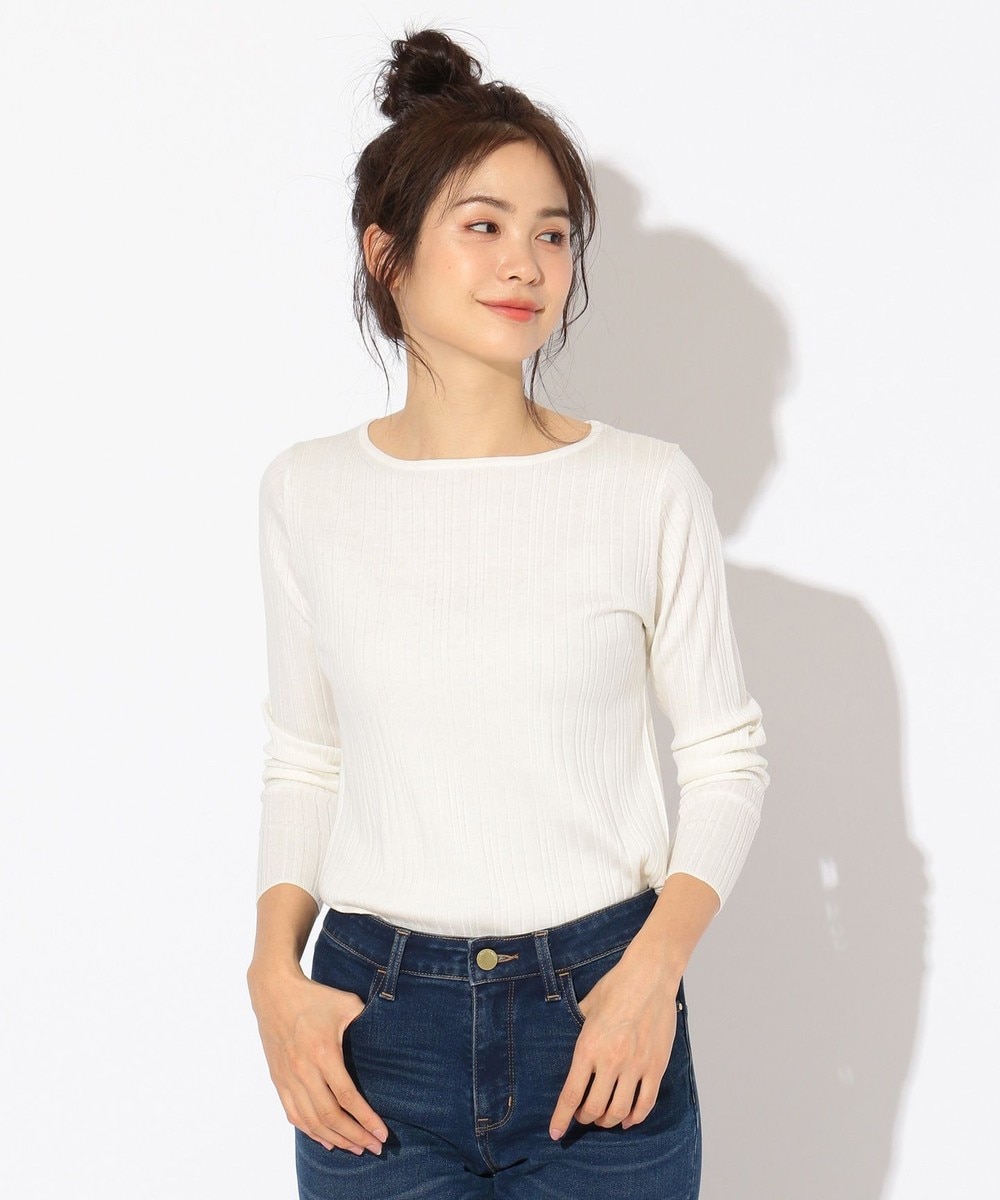 【オンワード】 any FAM L>トップス 【洗える】ハイツイストリブニット プルオーバー ローズ 4 レディース 【送料無料】