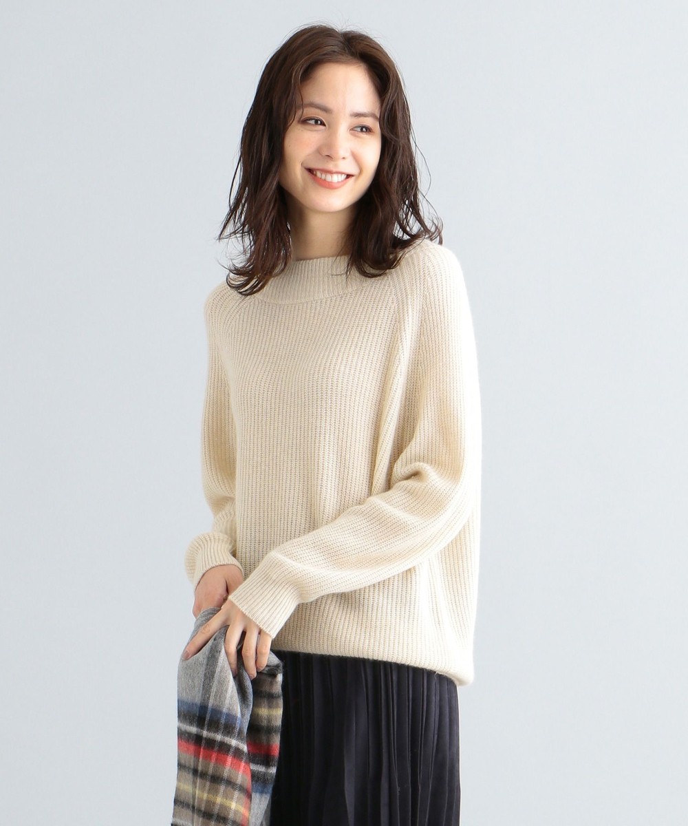 【オンワード】 any FAM L>トップス ラクーン ニット ホワイト 4 レディース 【送料無料】