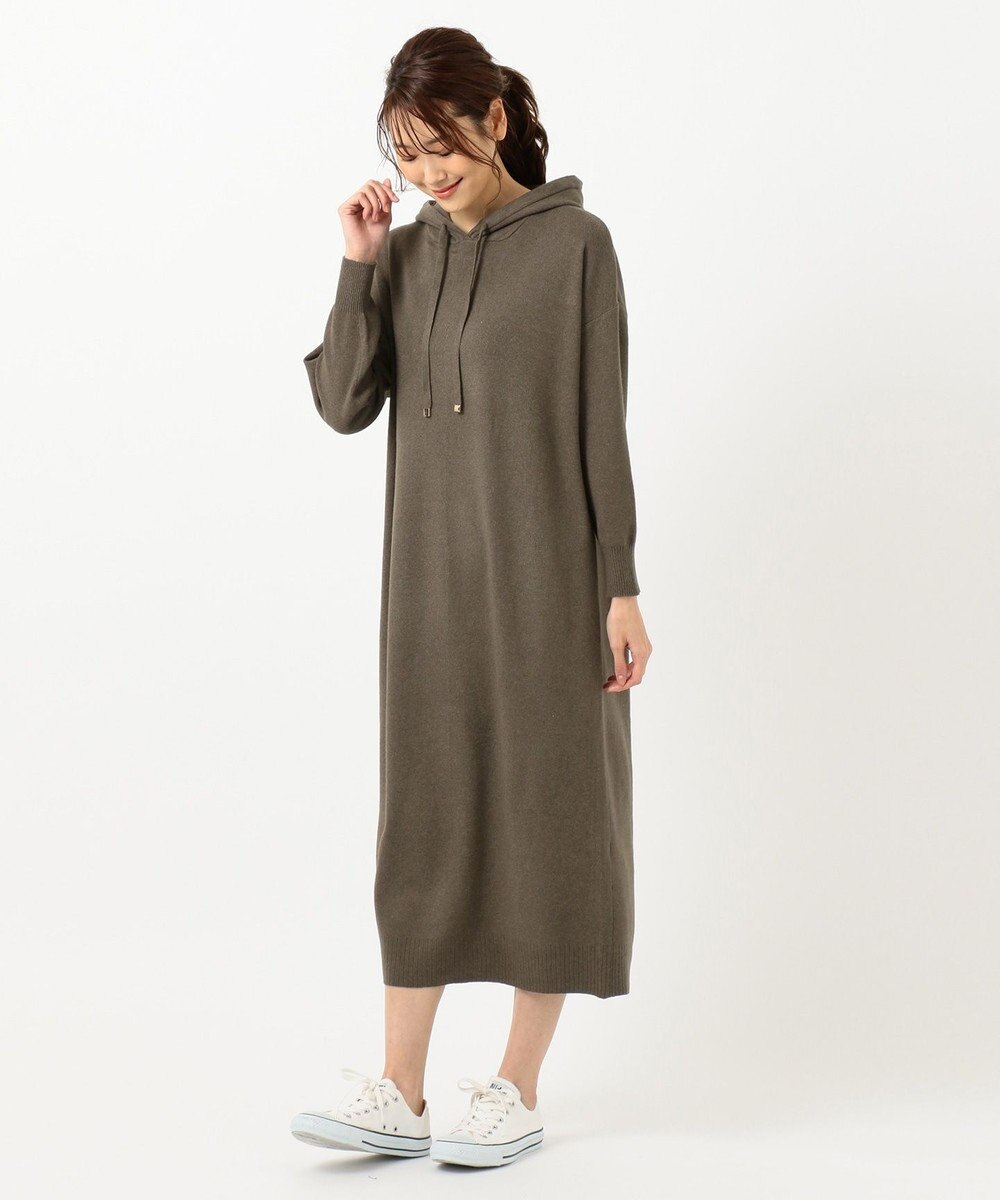 フーディーニット ワンピース Any Fam L ファッション通販 公式通販 オンワード クローゼット