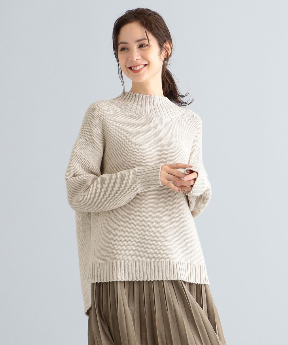 【オンワード】 any FAM L>トップス ラムーウール ニット ライトオレンジ 4 レディース 【送料無料】