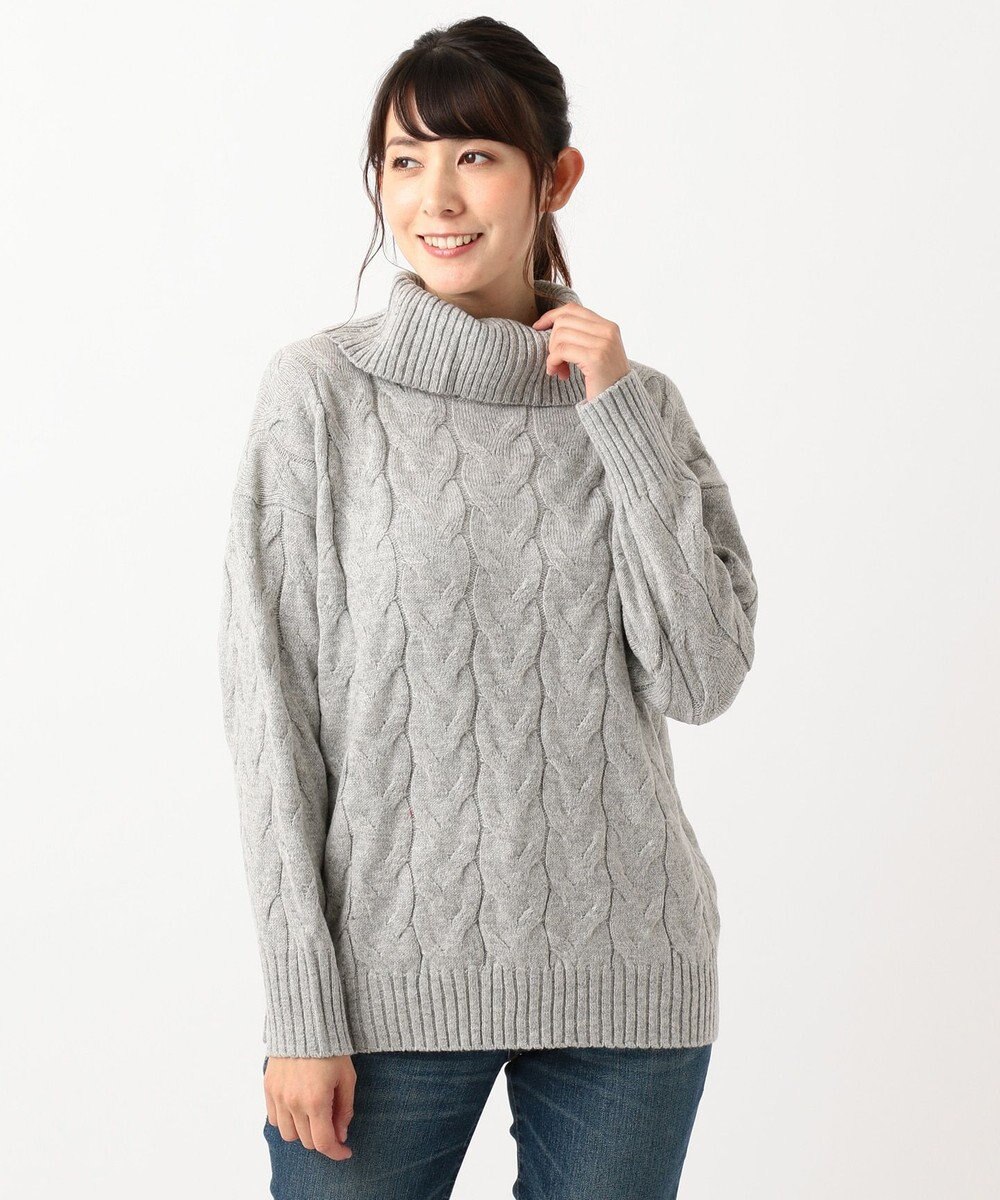 洗える ラムケーブルタートルニット プルオーバー Any Famファッション通販 公式通販 オンワード クローゼット