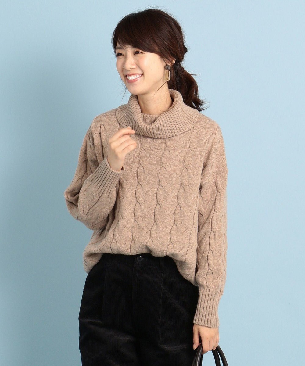 洗える ラムケーブルタートルニット プルオーバー Any Famファッション通販 公式通販 オンワード クローゼット