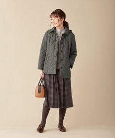 J.PRESS LADIES 【洗える】ウールブレンド片畦 ニット