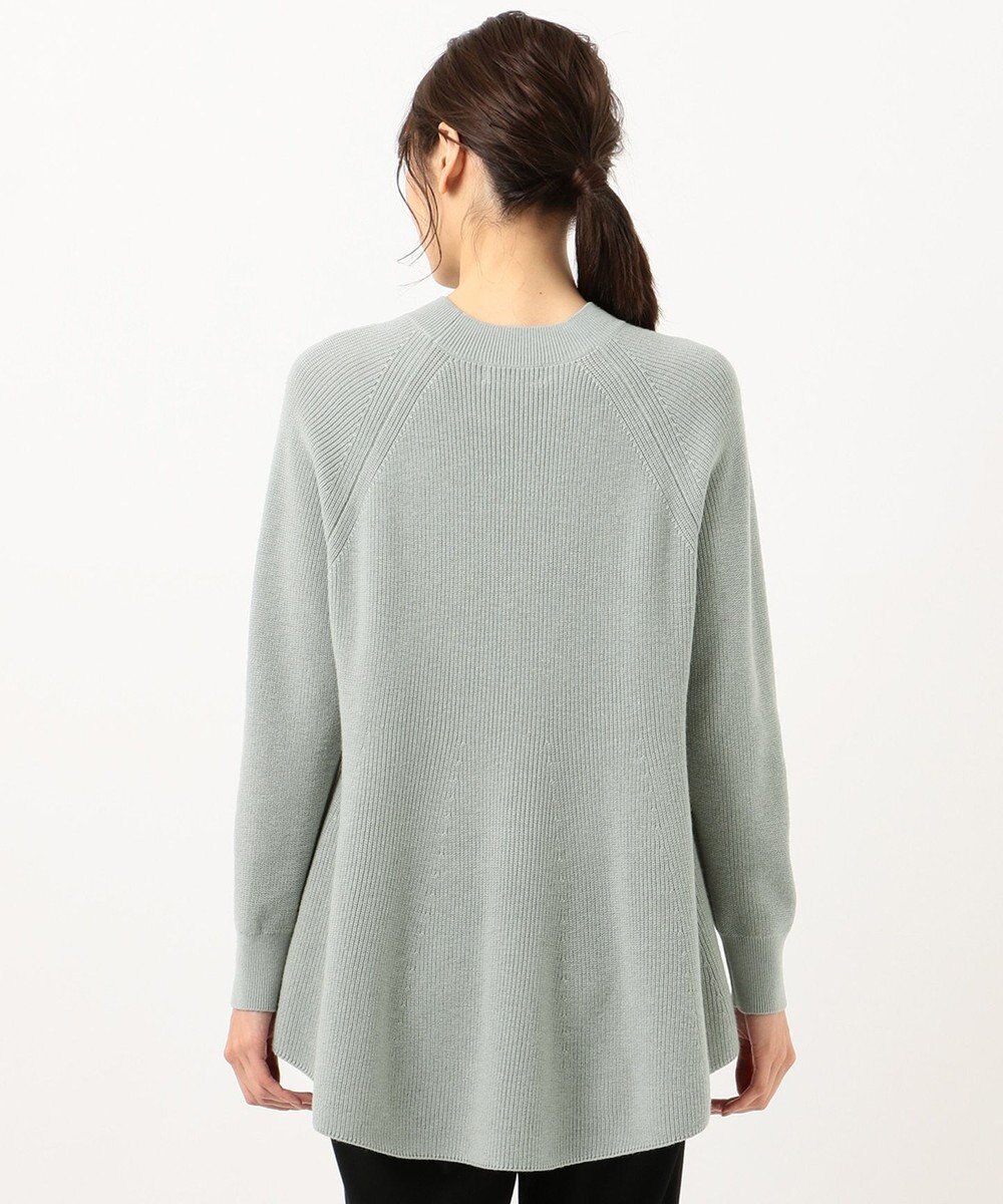 J.PRESS LADIES L 【WEB限定】洗えるSEMI WORSTED ポンチョ風 ニット 