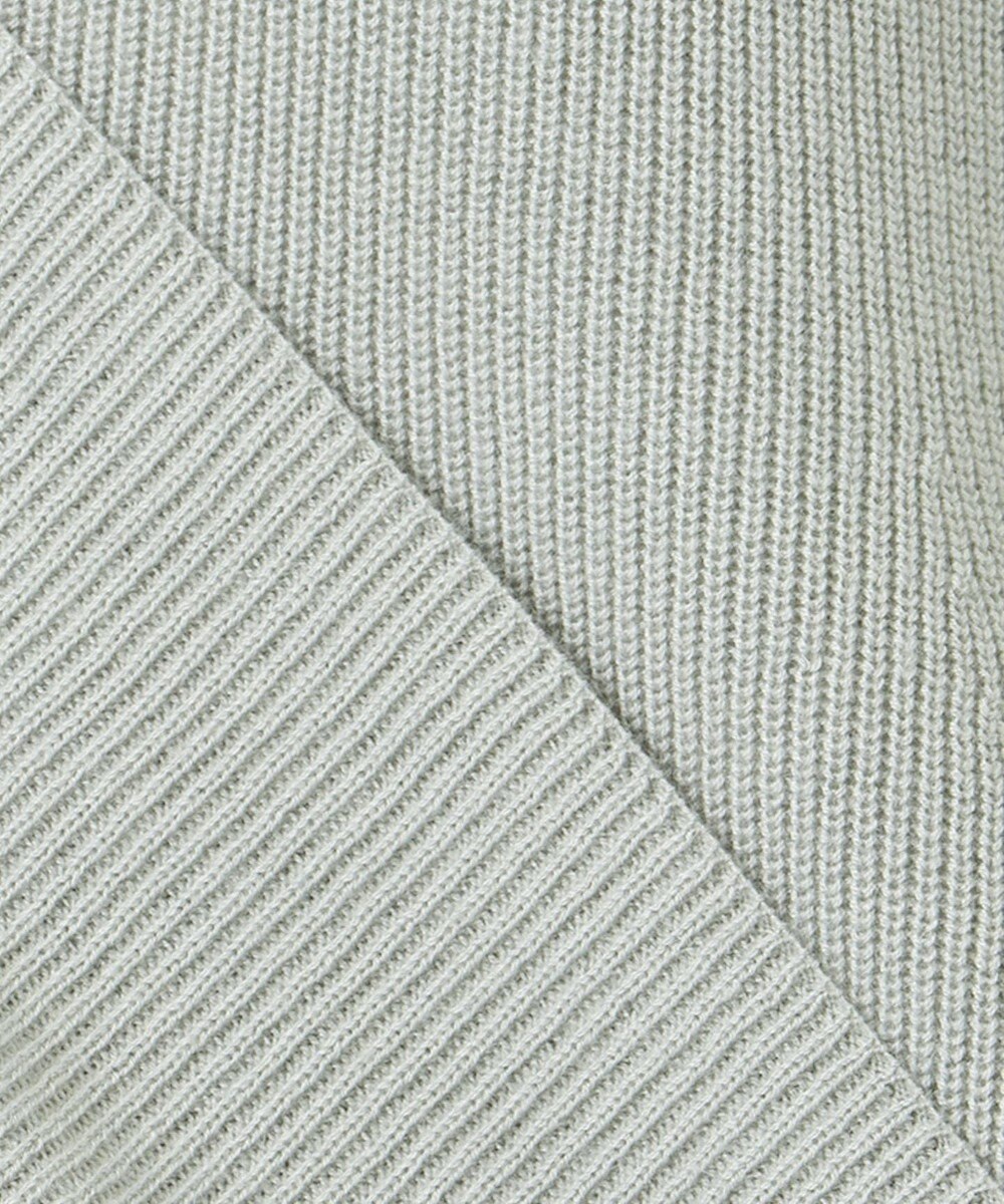 J.PRESS LADIES L 【WEB限定】洗えるSEMI WORSTED ポンチョ風 ニット 