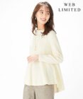 J.PRESS LADIES L 【WEB限定】洗えるSEMI WORSTED ポンチョ風 ニット