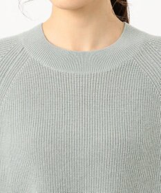 J.PRESS LADIES L 【WEB限定】洗えるSEMI WORSTED ポンチョ風 ニット