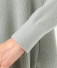 J.PRESS LADIES L 【WEB限定】洗えるSEMI WORSTED ポンチョ風 ニット