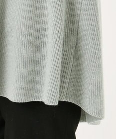 J.PRESS LADIES L 【WEB限定】洗えるSEMI WORSTED ポンチョ風 ニット