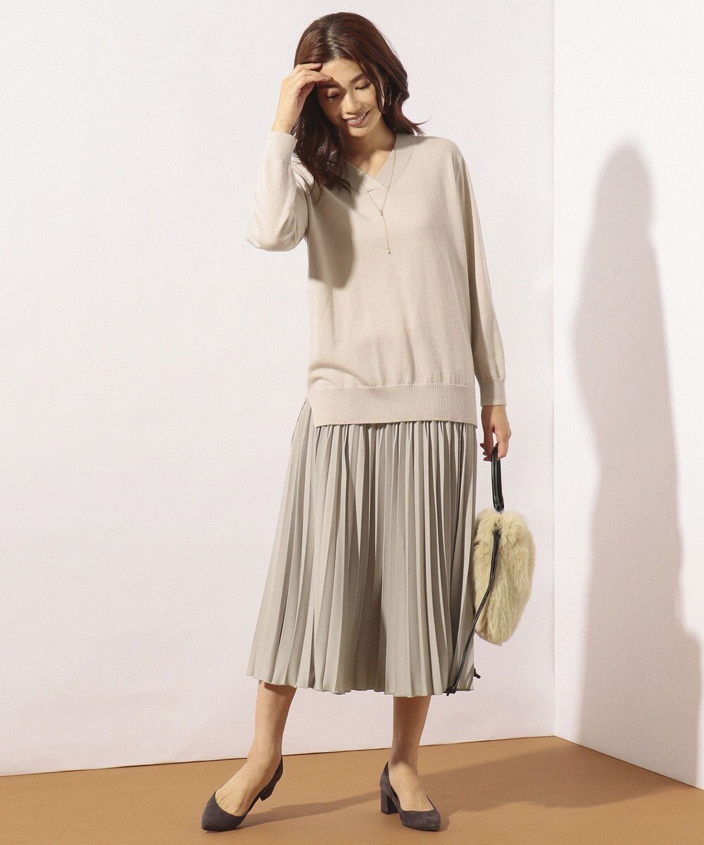 毛玉ができにくい Leonora Vネック ニット J Press Ladiesファッション通販 公式通販 オンワード クローゼット