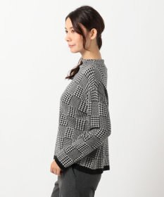 洗える】千鳥ジャガード ニット / J.PRESS LADIES L | ファッション