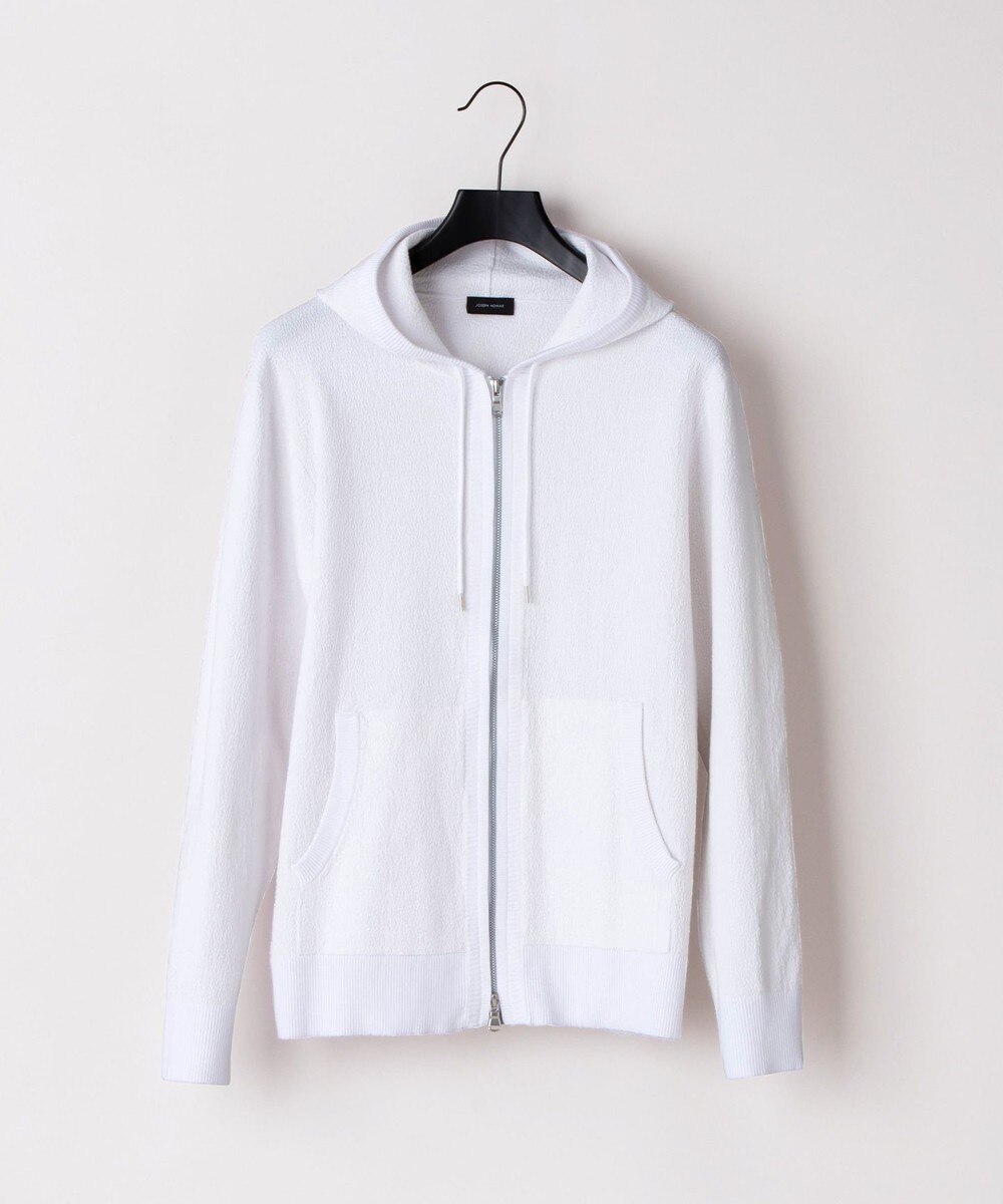 【オンワード】 JOSEPH MEN>トップス 【エフォートレス スタイル】ライトアムンゼン ジップアップ パーカ ホワイト 48 メンズ 【送料無料】