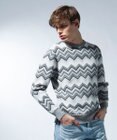 JOSEPH HOMME cotton herringbone jacquard ニット / セーター
