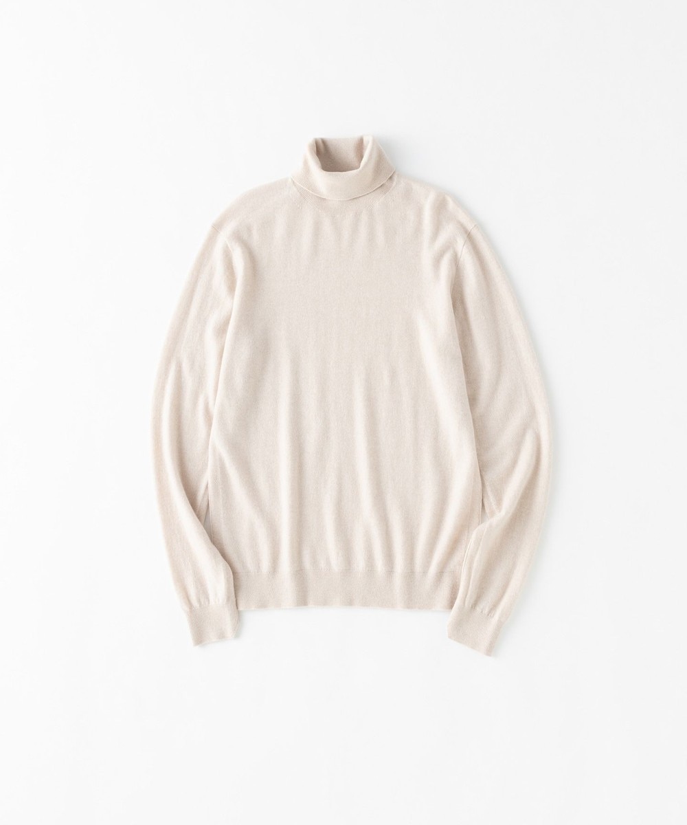 【オンワード】 JOSEPH MEN>トップス 【GLOBAL LINE】PURE CASHMERE / TURTLE NECK アイボリー L メンズ 【送料無料】