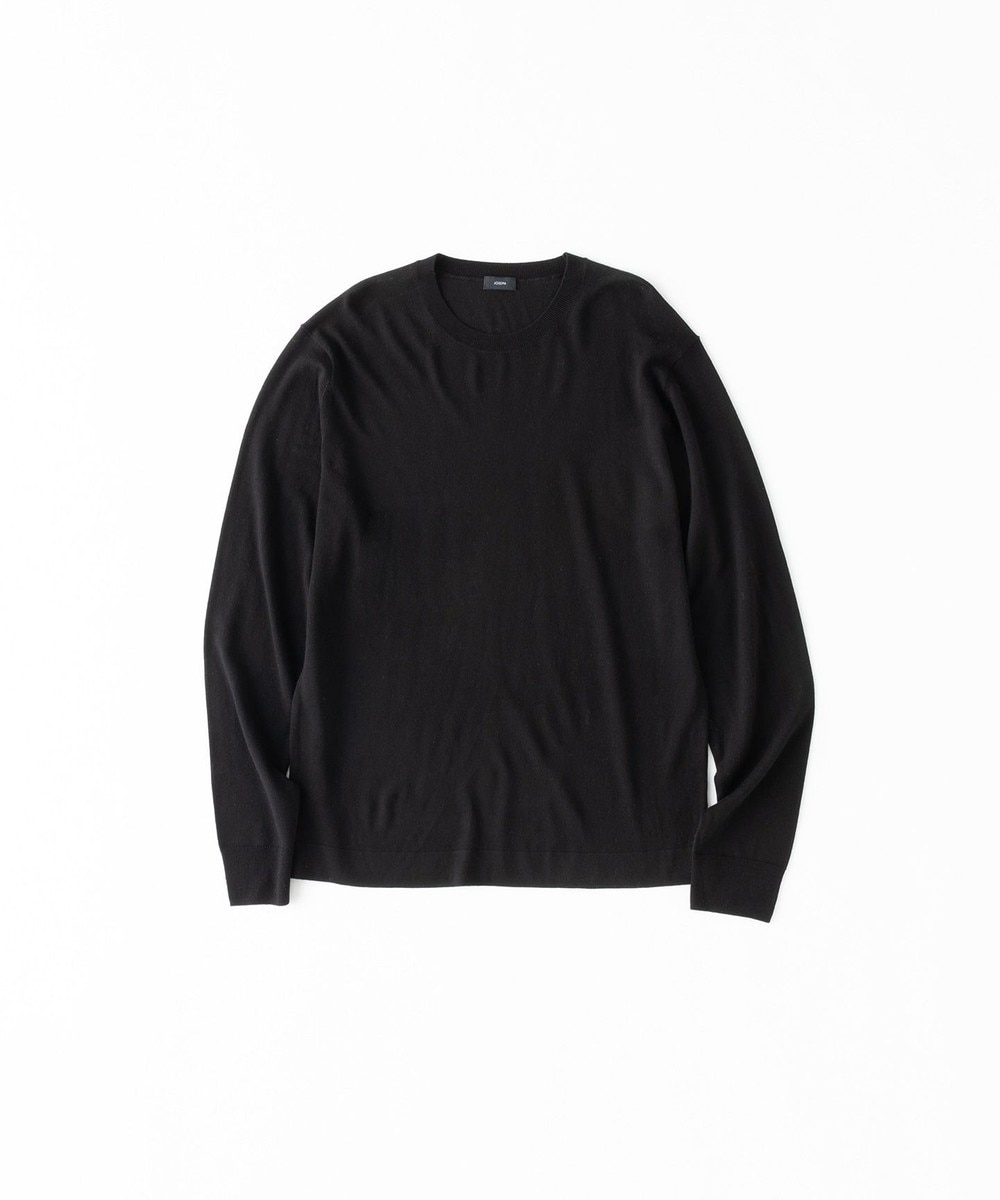 【オンワード】 JOSEPH MEN>トップス 【GLOBAL LINE】LIGHT MERINOS / CREW NECK ダルブルー S メンズ 【送料無料】