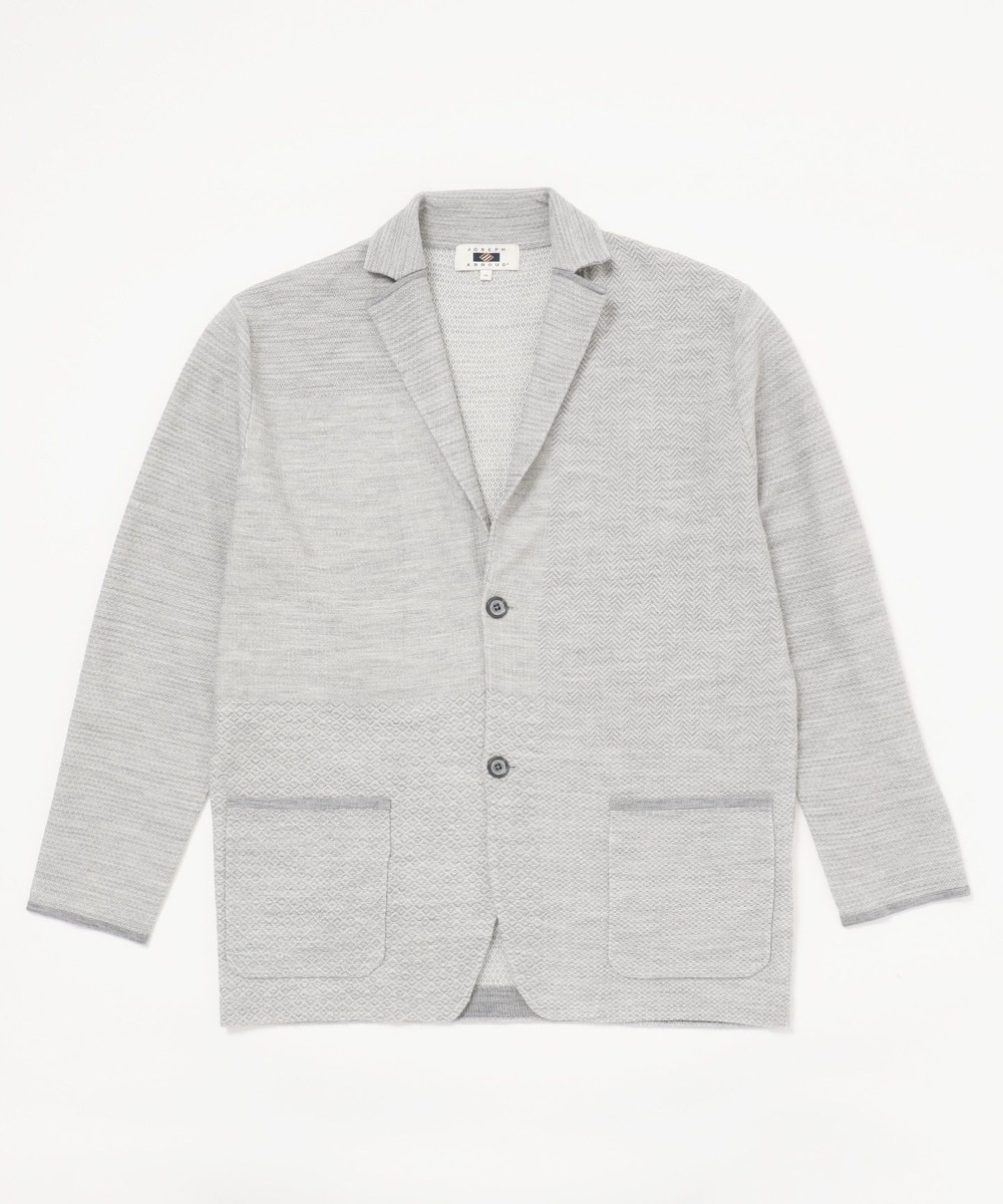 【オンワード】 JOSEPH ABBOUD>トップス 【キングサイズ】カールカールウォッシャブルウール カーディガン ホワイト 3L メンズ 【送料無料】