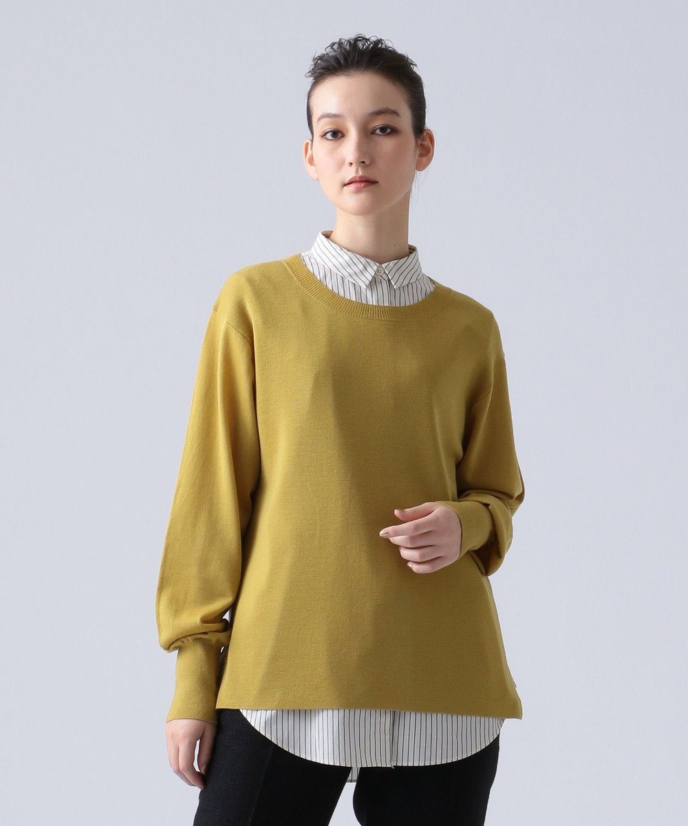 MERINOS DAMP STRIPE シャツ ニット / JOSEPH | ファッション通販 ...